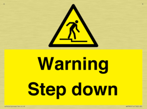 Warning Step down